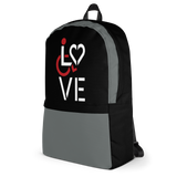 LOVE (for the Special Needs Community) Backpack Stacked Design 1 of 3