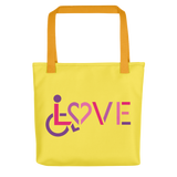 LOVE (for the Special Needs Community) Tote Bag