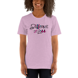 Different Does Not Equal Less (Disability Logo Added into "D") Light Shirts