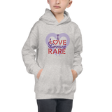 I Love Someone Rare (with a Rare Condition) Kid's Hoodie