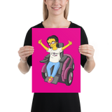 Esperanza From Raising Dion (Yellow Cartoon) D.D.N.E.L. Poster