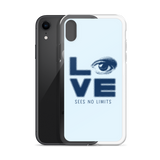 Love Sees No Limits (Halftone Stacked Design, iPhone Case)