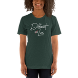 Different Does Not Equal Less (Original Clean Design) Adult Dark Color Shirts