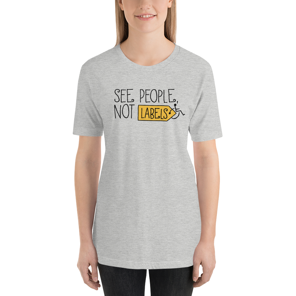See People, Not Labels (Special Needs Parent Shirt) Orange Label