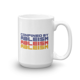 Confined by Ableism (Halftone Mug)