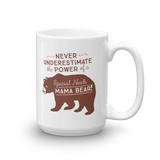Never Underestimate the power of a Special Needs Mama Bear! Mug