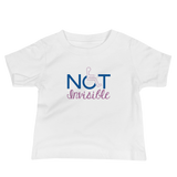 baby Shirt not invisible disabled disability special needs visible awareness diversity wheelchair inclusion inclusivity impaired acceptance