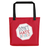 Don't Hate Different (Tote Bag)