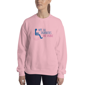 sweatshirt not all disabilities are visible invisible disabilities hidden non-visible unseen mental disabled Psychiatric neurological chronic