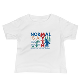 baby shirt normal is a myth big foot loch ness lochness yeti sasquatch disability special needs awareness inclusivity acceptance activism