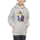 Esperanza From Raising Dion (Yellow Cartoon) Not All Actors Use Stairs Kid's Hoodie