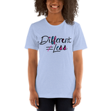Different Does Not Equal Less (As Seen on Netflix's Raising Dion) Light Colors with Fake Digital Glitter