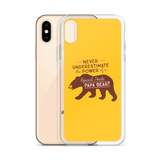 Never Underestimate the power of a Special Needs Papa Bear! iPhone Case