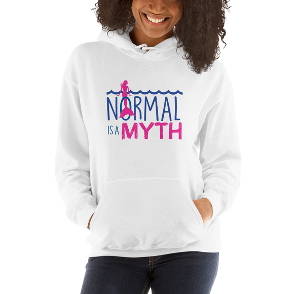 hoodie normal is a myth mermaid peer pressure popularity disability special needs awareness inclusivity acceptance