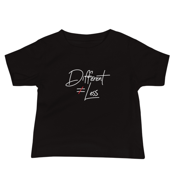baby Shirt Different Does Not Equal Less Netflix's Raising Dion Esperanza Sammi Haney disability disabled wheelchair special needs