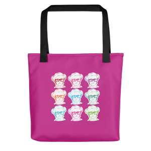 tote bag 9 Different Colored Faces of Sammi Haney Esperanza Netflix Raising Dion fan sassy wheelchair pink glasses disability osteogenesis imperfecta OI