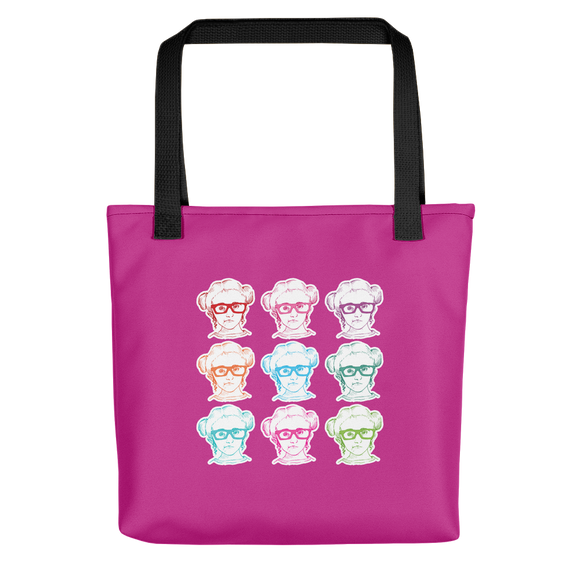 tote bag 9 Different Colored Faces of Sammi Haney Esperanza Netflix Raising Dion fan sassy wheelchair pink glasses disability osteogenesis imperfecta OI