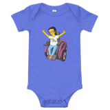 Esperanza From Raising Dion (Yellow Cartoon) Not All Actors Use Stairs Baby Onesie