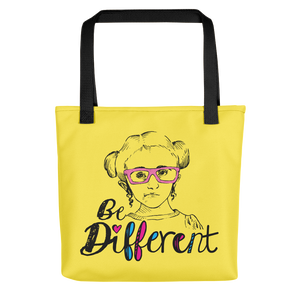 tote bag be different Raising Dion Esperanza fan Netflix Sammi Haney wheelchair pink glasses disability osteogenesis imperfecta