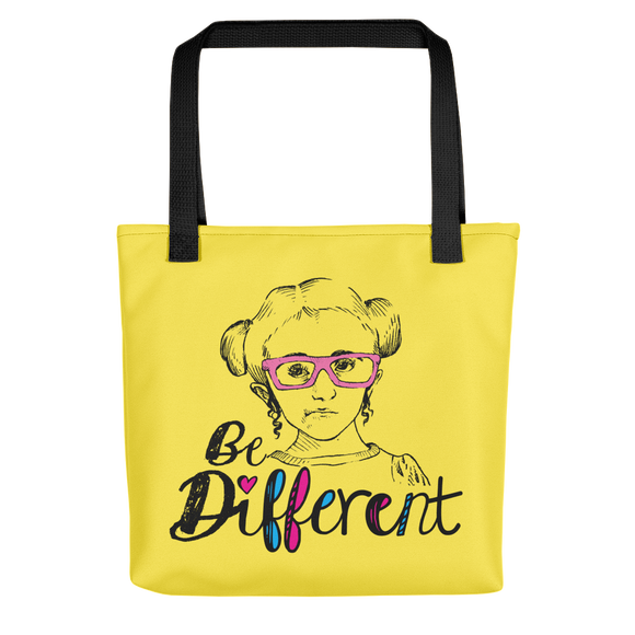 tote bag be different Raising Dion Esperanza fan Netflix Sammi Haney wheelchair pink glasses disability osteogenesis imperfecta