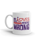 My Child Loves Proving People Wrong (Special Needs Parent Mug)