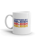 Confined by Ableism (Halftone Mug)