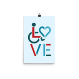 LOVE (for the Special Needs Community) Poster Stacked Design 3 of 3