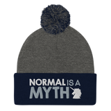 Normal is a Myth (Unicorn) Pom-Pom Beanie
