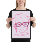 I Love Pink (Esperanza - Raising Dion) Framed Poster Various Sizes