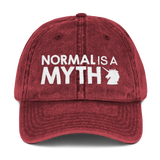 Normal is a Myth (Unicorn) Vintage Cotton Twill Cap