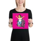 Esperanza From Raising Dion (Yellow Cartoon) D.D.N.E.L. Poster