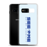 See Me Not My Disability (Halftone) Blue Samsung Case