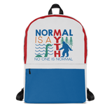 school backpack normal is a myth big foot loch ness lochness yeti sasquatch disability special needs awareness inclusivity acceptance activism