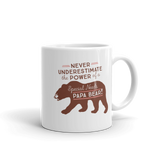 Never Underestimate the power of a Special Needs Papa Bear! Mug
