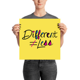 Different Does Not Equal Less (As Seen on Netflix's Raising Dion) Poster
