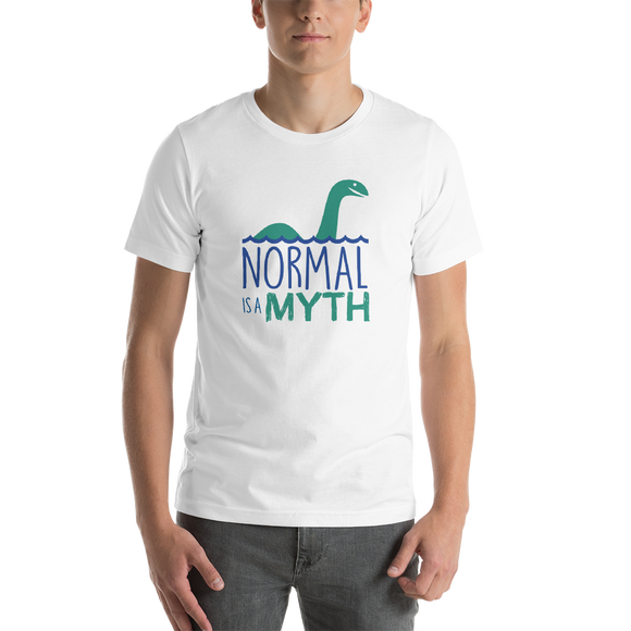 shirt normal is a myth loch ness monster lochness peer pressure popularity disability special needs awareness inclusivity acceptance activism