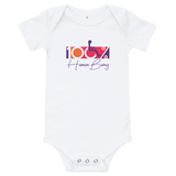 baby onesie babysuit bodysuit 100% Human Being disabled handicapped disability special needs awareness inclusivity acceptance activism