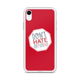 Don't Hate Different (iPhone Case)