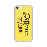 Different Does Not Equal Less (As Seen On Netflix’s Raising Dion) Yellow iPhone Case