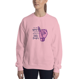sweatshirt I’ve got you wrapped around my little finger spoiled sassy cute charming daddy’s little girl sammi haney cutesy girly sass