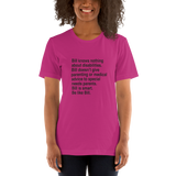 Bill Doesn't Give Parenting or Medical Advice (Special Needs Parent Shirt)