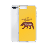 Never Underestimate the power of a Special Needs Papa Bear! iPhone Case