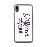 Different Does Not Equal Less (As Seen On Netflix’s Raising Dion) White iPhone Case