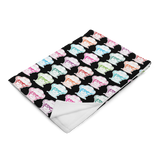 throw blanket print all over Different Colored Faces of Sammi Haney Esperanza Netflix Raising Dion fan sassy wheelchair pink glasses disability osteogenesis imperfecta OI
