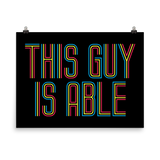 This Guy is Able (Men's Poster)