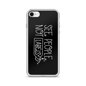 iPhone case See people not labels label disability special needs awareness diversity wheelchair inclusion inclusivity acceptance
