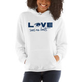 Love Sees No Limits (Halftone Design, Unisex Hoodie)