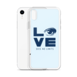 Love Sees No Limits (Halftone Stacked Design, iPhone Case)