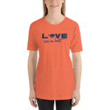 Love Sees No Limits (Halftone Design, Unisex Shirt)