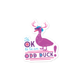 sticker It’s OK to be an odd duck Raising Dion Esperanza fan Netflix Sammi Haney different bird